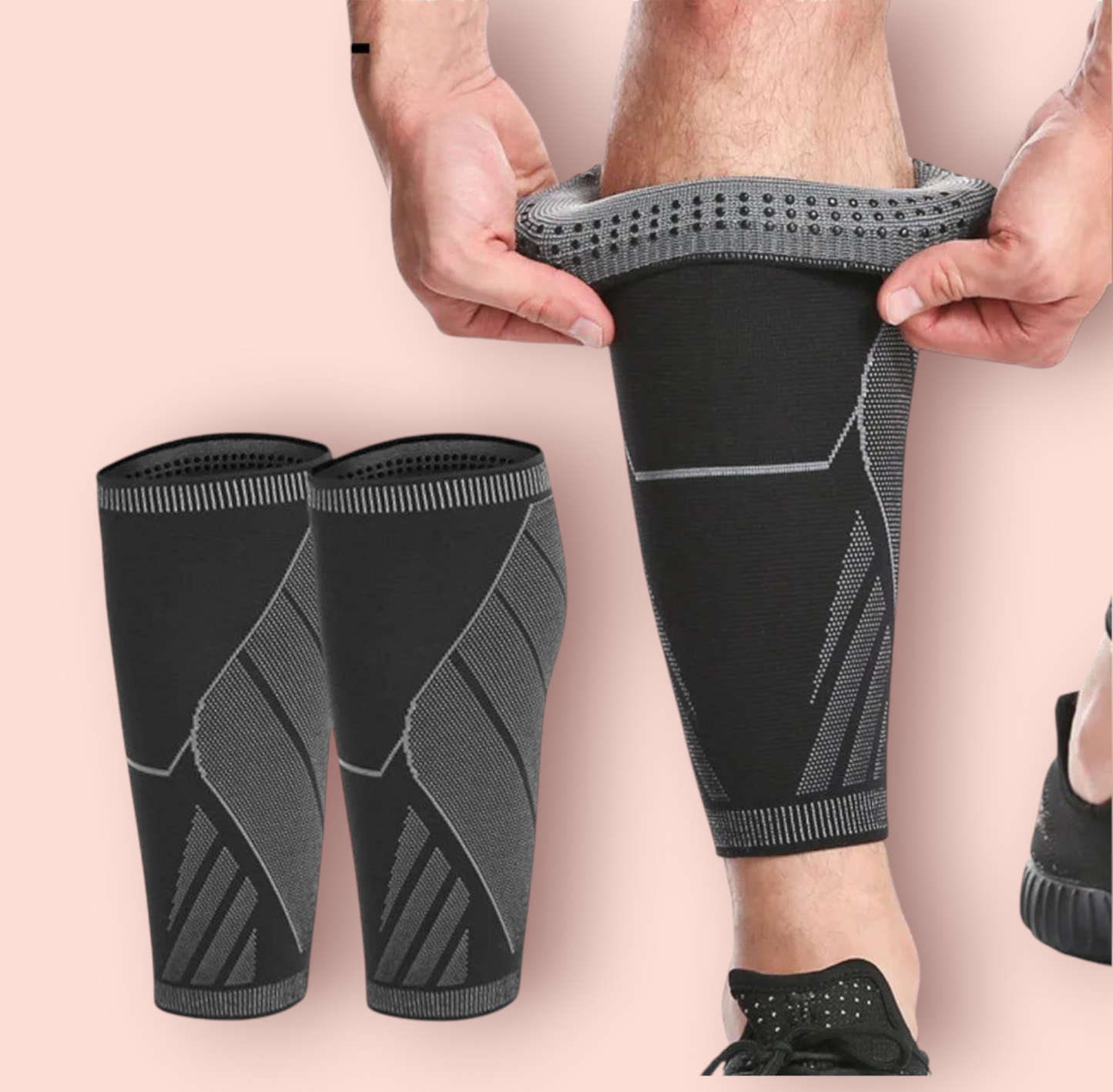 Calf Compression Sleeves for Pain Relief & Shin Support