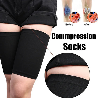 slimming thigh compression sleeves